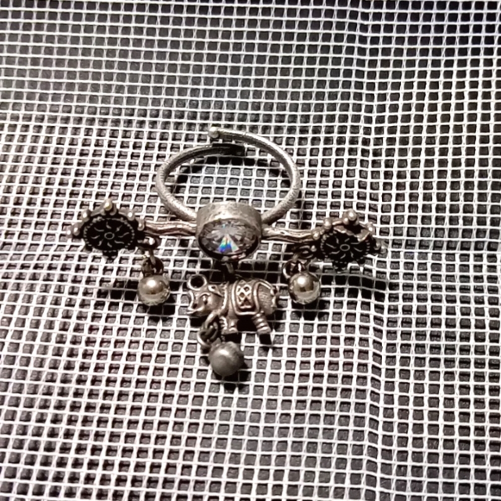 GS  Ring with Baby elephant